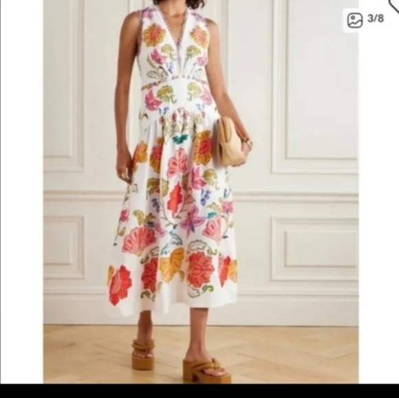 Farm Rio Floral Insects Mididress - Picture 6 of 7